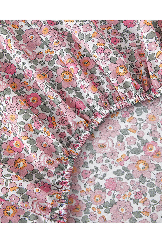 Floret Bloom Soft Çift Kişilik Pike Takımı 200x220 cm Pembe