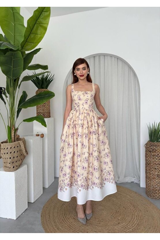 Yoa Cep Detaylı Elbise