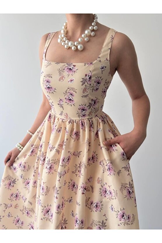 Yoa Cep Detaylı Elbise