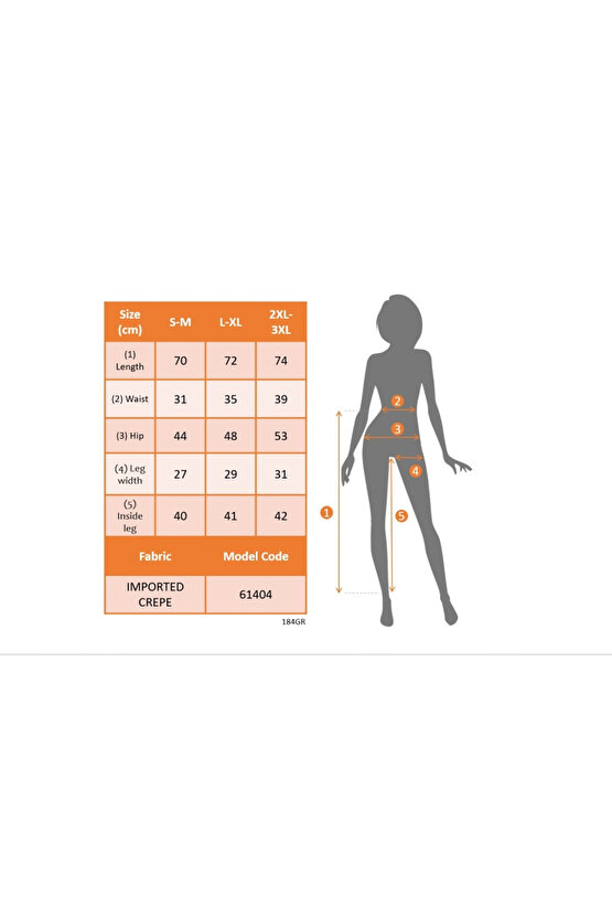 Kadın Yüksek Bel Yanlardan Düğmeli Kısa Ithal Krep Pantolon
