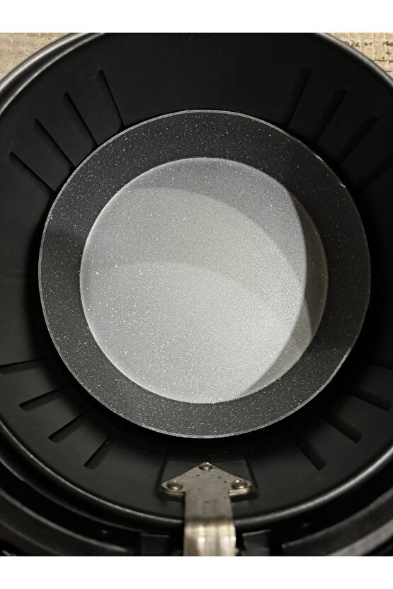 Airfryer Uyumlu Granit Tepsi 20 Cm Çapında