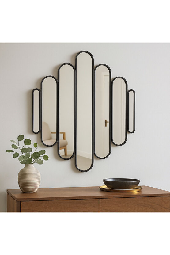 75 x 80 cm Konsol Aynası  Lüks Ayna  Oval Set Ayna