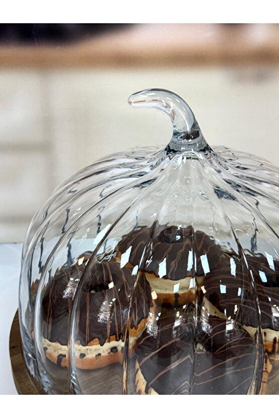 TERRY AKASYA STANDLI CAM KEK FANUSU 31 CM TKEBT TEK RENK