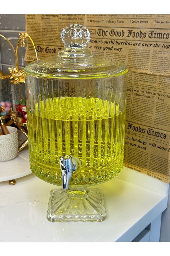 4,5 Litre Cam Sebil & Şerbetlik