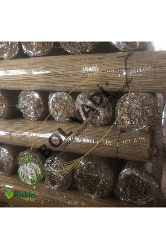 1,5m x 3m Afyonkarahisardan Misina Ipli Doğal Bambu Kamış Çit,bahçe Çiti,hasır Çit, Gölgelik