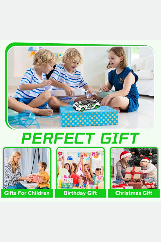 Oyuncak Uzaktan Kumandalı Aksesuarlı 2.4G Şarjlı 1:24 Drift Arabası 4x4 +4Yedek Tekerlek +15KmHız