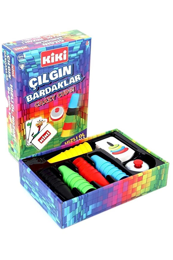 Oyuncak Çılgın Bardaklar Oyunu, Hızlı bardaklar, Süper Bardaklar Kutu Aktivite Oyunu