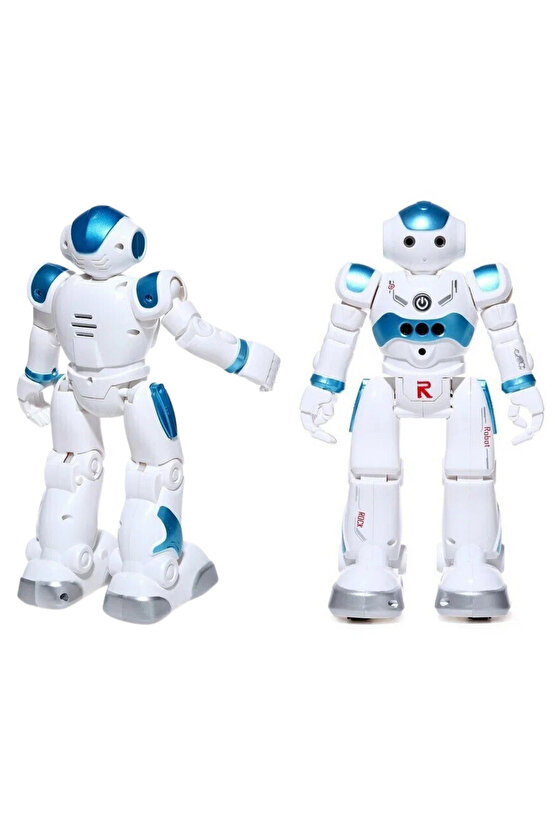 Oyuncak Uzaktan Kumandalı Robot El Sensörlü Şarjlı Moonwalk Yürüyen Hareketli Robot