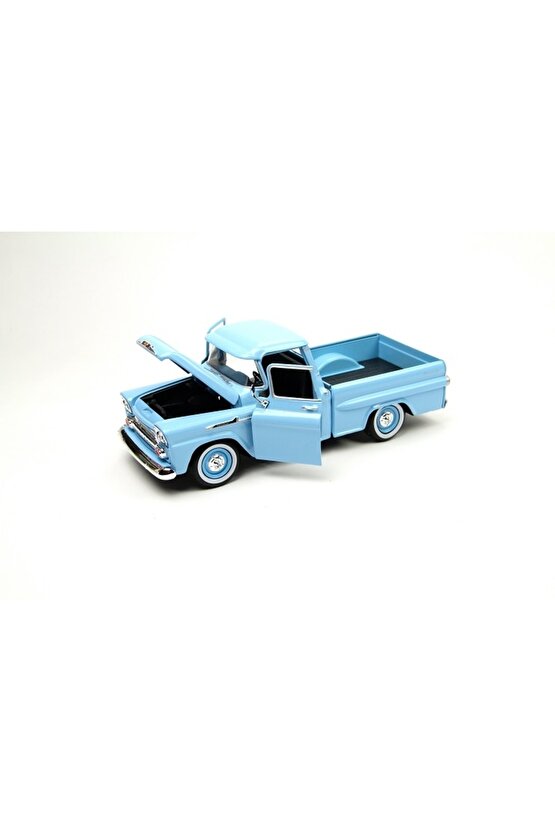 Motormax 1958 Chevy Apache Fleetside Pickup 124 Model Araba