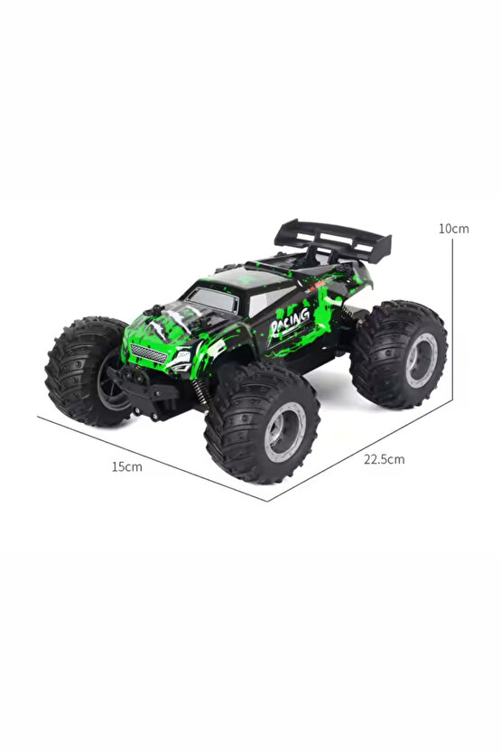 2.4 GHz Uzaktan Kumandalı Şarjlı Araba Full Fonksiyon Işıklı 1:18 High Speed Off Road 40 Dk. Sürüş