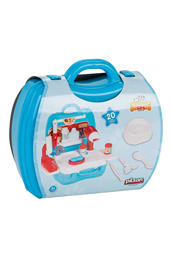 Oyuncak Aksesuarlı Veteriner 21 Parça Meslek Seti
