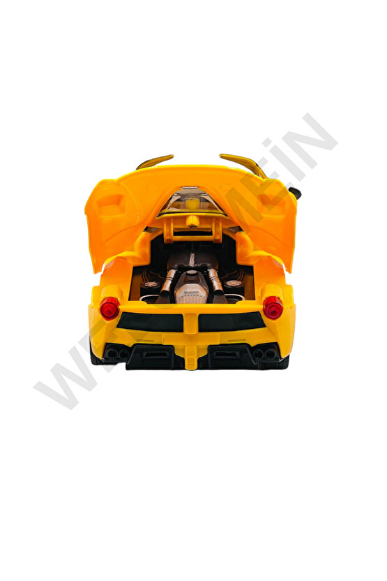 Oyuncak Kapıları Ve Bagajı Açılan Uzaktan Kumandalı Drift Arabası Süper Hızlı 1:16 Işıklı Spor Araba