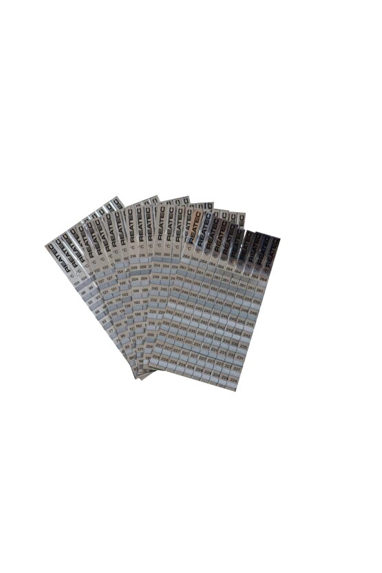 110-160 C Reatec Geri Dönüşümsüz Sıcaklık Ölçüm Etiketi (10lu Paket)