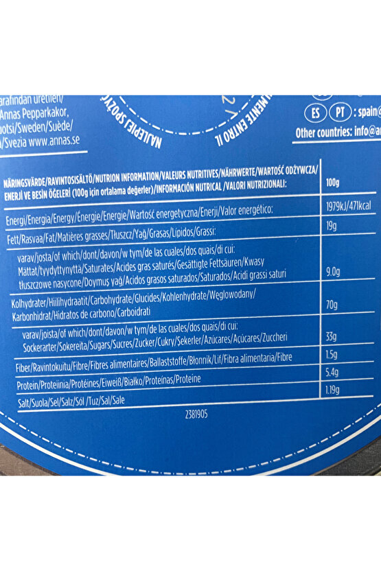 ANNAS İsveç;in dünyaca ünlü zencefilli ve tarçınlı kurabiyesi