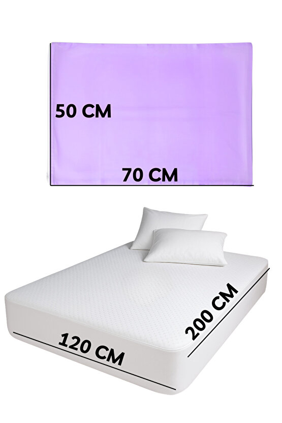 Lastikli Yatak Çarşaf Seti Yastık Kılıflı Örtü Pamuk Dayanıklı Yırtılmaz Tek Çift Kişilik