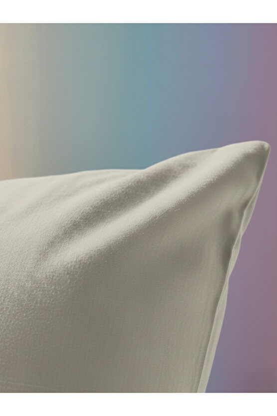 2 li Yastık Kılıfı Seti Renkli Ütülenebilir Dayanıklı Yırtılmaz Soft Premium Düz Fermuarlı 50x70 CM