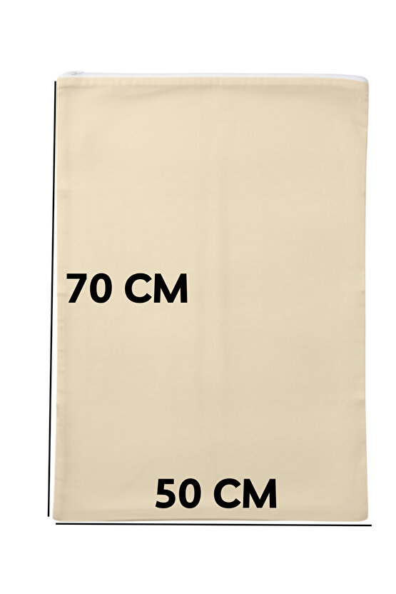 2 li Yastık Kılıfı Seti Renkli Ütülenebilir Dayanıklı Yırtılmaz Soft Premium Düz Fermuarlı 50x70 CM