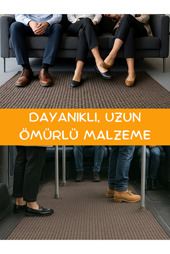 Çelik Halı Kaymaz Kesilebilir Yoğun Trafik Alanları Ofis İş Yolluk Araç Oto Paspası Zemin Döşeme 9mm