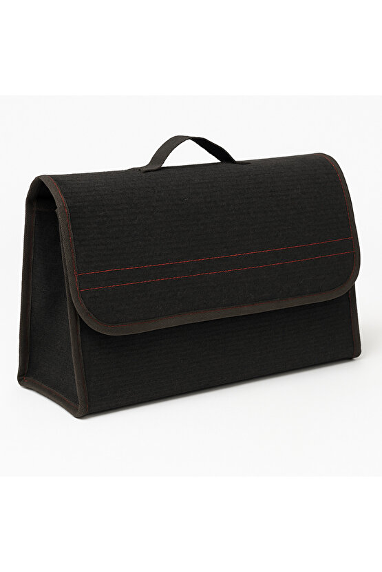 Beylini Premium Keçe Araç Bagaj Organizeri Suya Dayanıklı Pratik Taşınabilir Katlanabilir Siyah