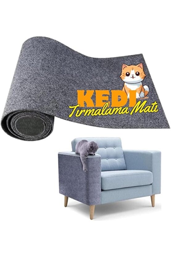 Beylini Tırmalama Halısı Yapışkanlı Her Yüzeye Uygulanabilir Kesilebilir Mobilya Koruyucu Mat