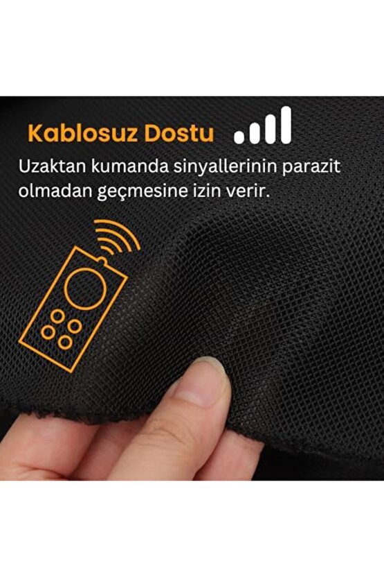 Hoparlör Kumaşı Airfile Örgülü Toz Engelleyici Kızılötesi Sinyalleri Engellemez 3D Akustik