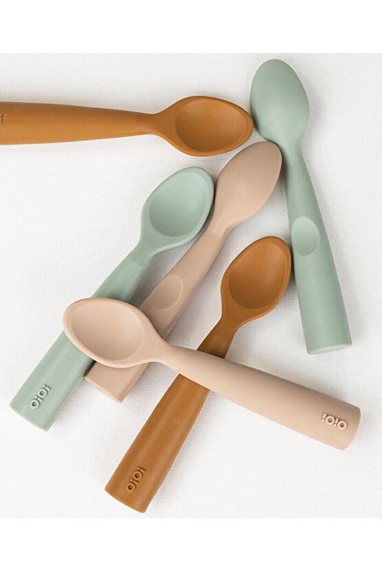 Silikon Mama Kaşığı Nam Nam - River Green