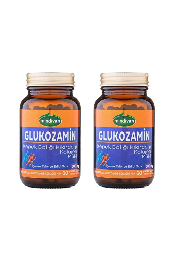 Glukozamin Köpek Balığı Kıkırdağı Kolajen MSM 60 Kapsül x2 ADET