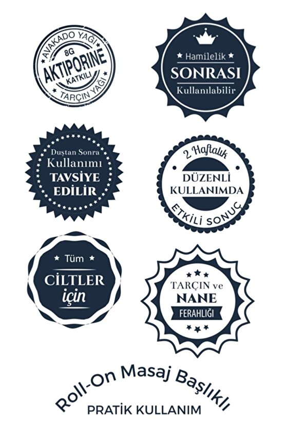 Roll-on Masaj Başlıklı Selülit Ve Çatlak Jeli