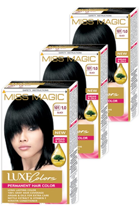 Saç Boyası 1,0 Set Boya 3lü Set