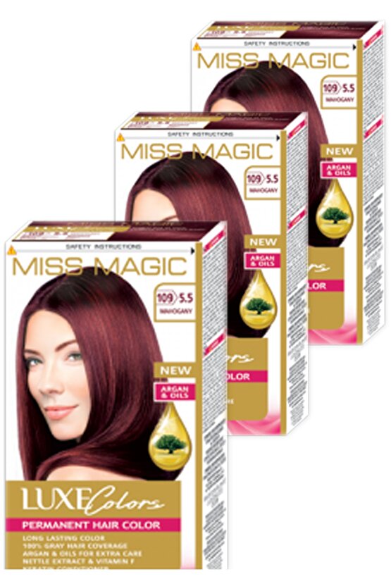 Saç Boyası 5,5 Set Boya 3lü Set