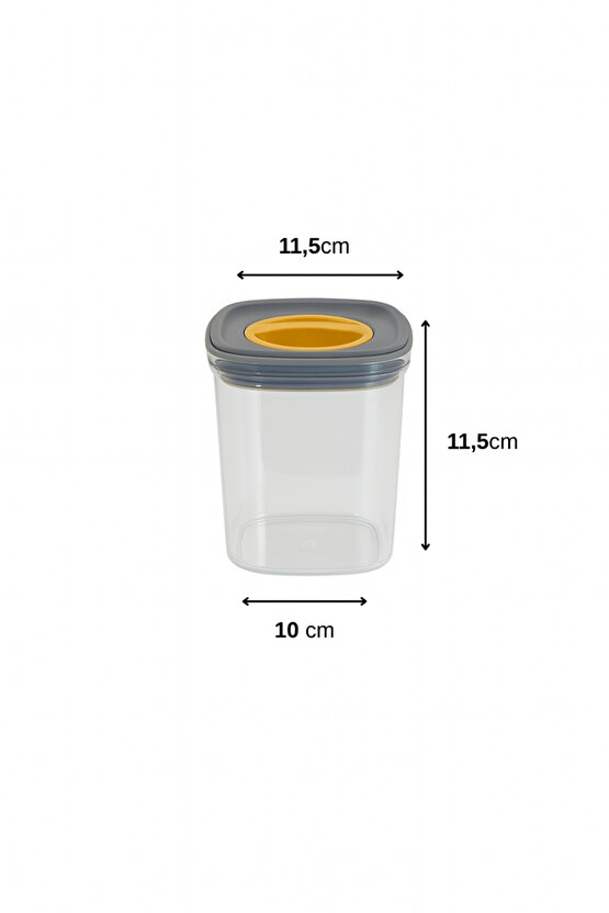 6lı Locko Kilitli Sızdırmaz Saklama Kabı Vakumlu Erzak Kabı 1,4 L