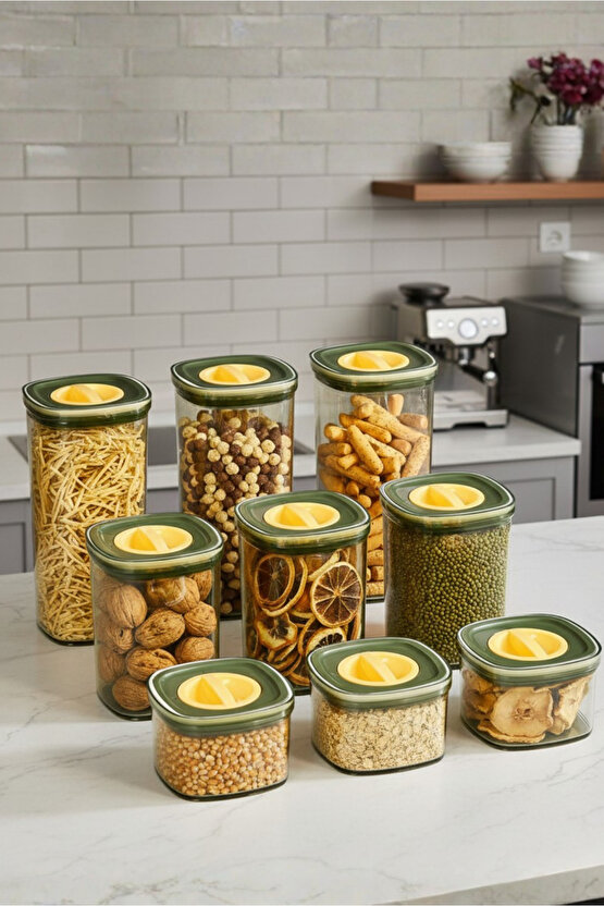 6lı Locko Kilitli Sızdırmaz Saklama Kabı Vakumlu Erzak Kabı 1,4 L