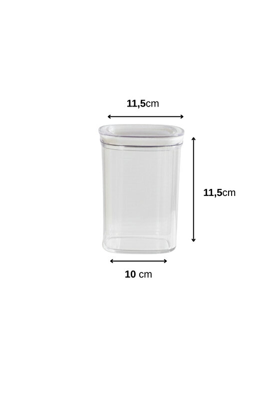 6lı Clario Sızdırmaz Saklama Kabı Vakumlu Erzak Kabı 1,4 L