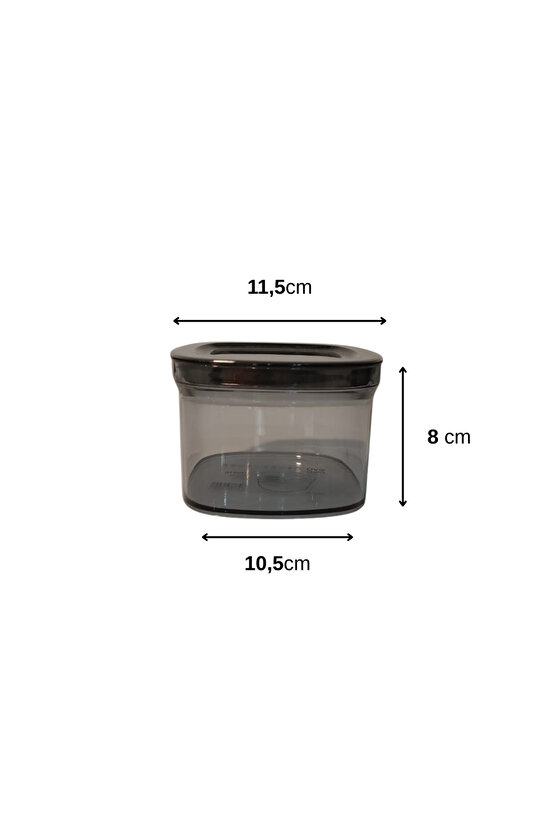 6lı Clario Sızdırmaz Saklama Kabı Vakumlu Erzak Kabı 0,7 L