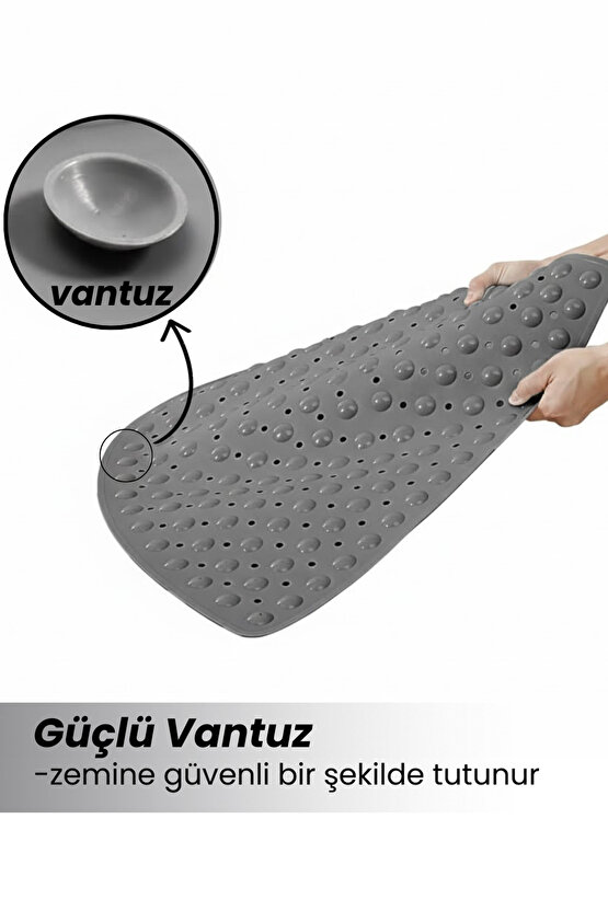 Pearlette Kaydırmaz Duş&Banyo Matı  Üçgen Duşakabin ve Küvet Paspası