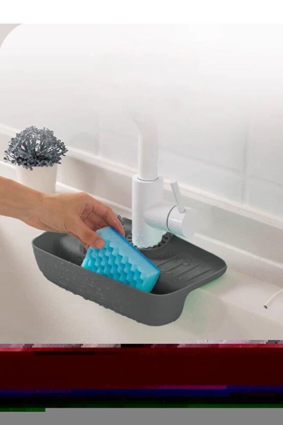 Musluk Düzenleyici Evyelik | Mutfak Lavabo Tezgah Üzeri Bölmeli Organizer