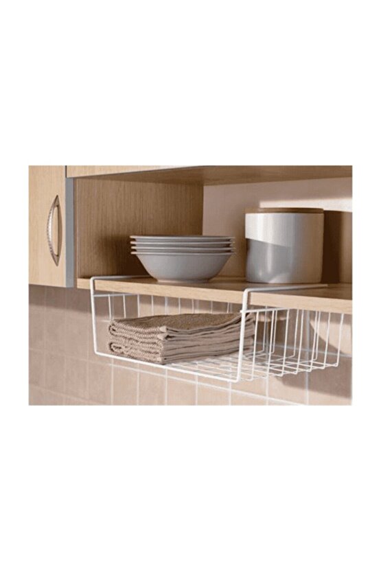 Dolap Içi Düzenleyici Sepet,askılı Raf Düzenleyici Sepet Raf,raf Altı Sepet Kanguru Raf Sepeti