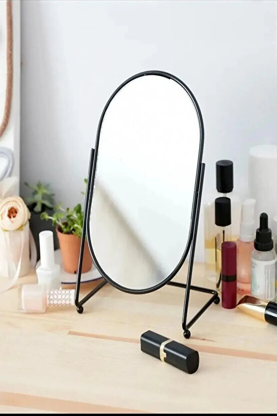 Dekoratif Masaüstü Makyaj Aynası Metal