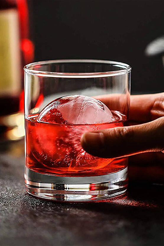 Yuvarlak Buz Küresi Kalıbı 4lü | Damla Kapaklı Sızdırmaz Buz Topu Kalıbı