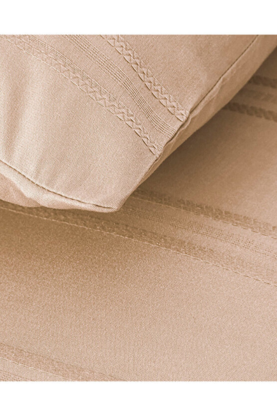 Fancy Premium Soft Cotton Tek Kişilik Nevresim Takımı Gül Kurusu