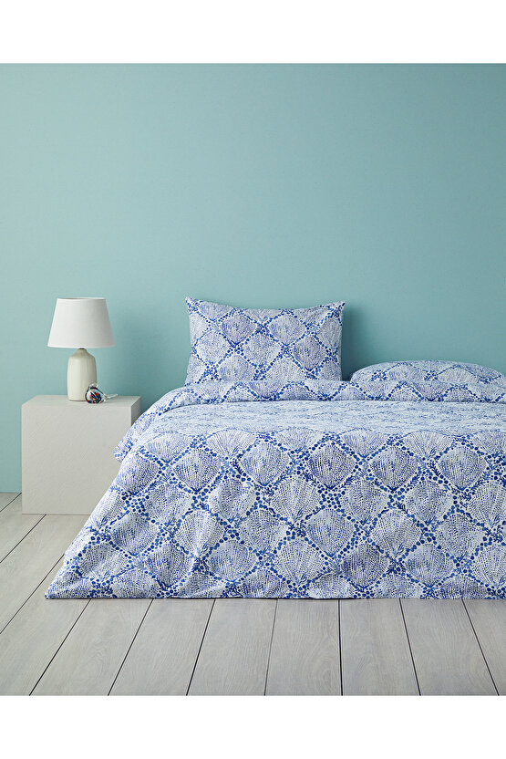 Coastal Treasures King Size Nevresim Seti Mavi