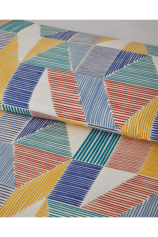 Sea Marine Çift Kişilik Nevresim Seti Kırmızı-Sarı