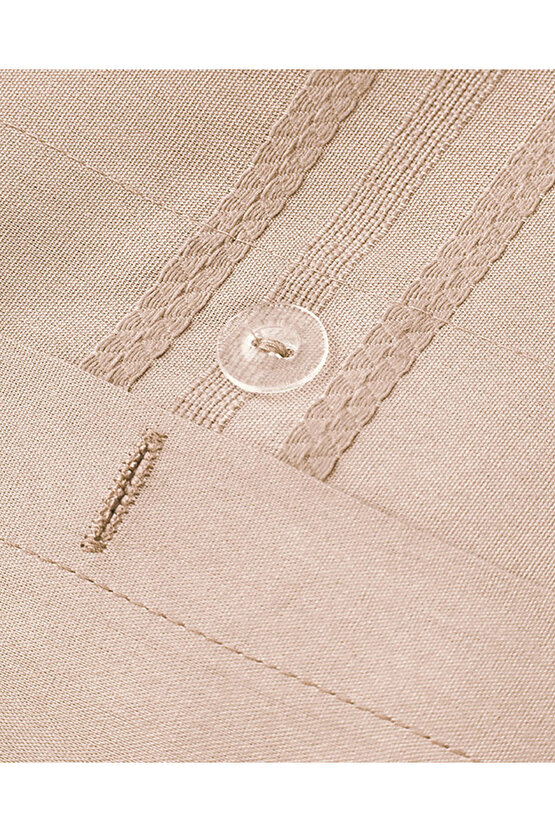 Fancy Premium Soft Cotton Çift Kişilik Nevresim Takımı Gül Kurusu