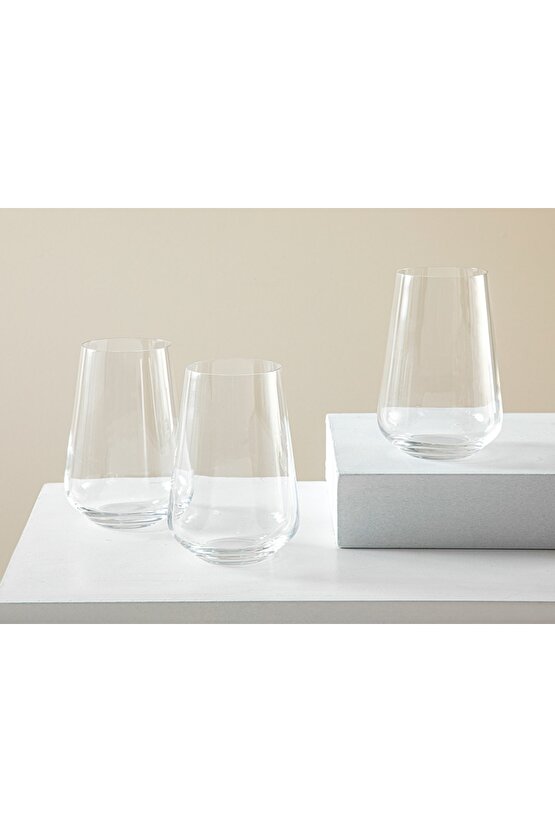 Arzu Sabancı Cozza Kristal 3lü Meşrubat Bardağı 380 ml