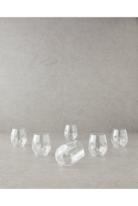 Lucienne Kristal 6lı Bardak 380 ml Şeffaf