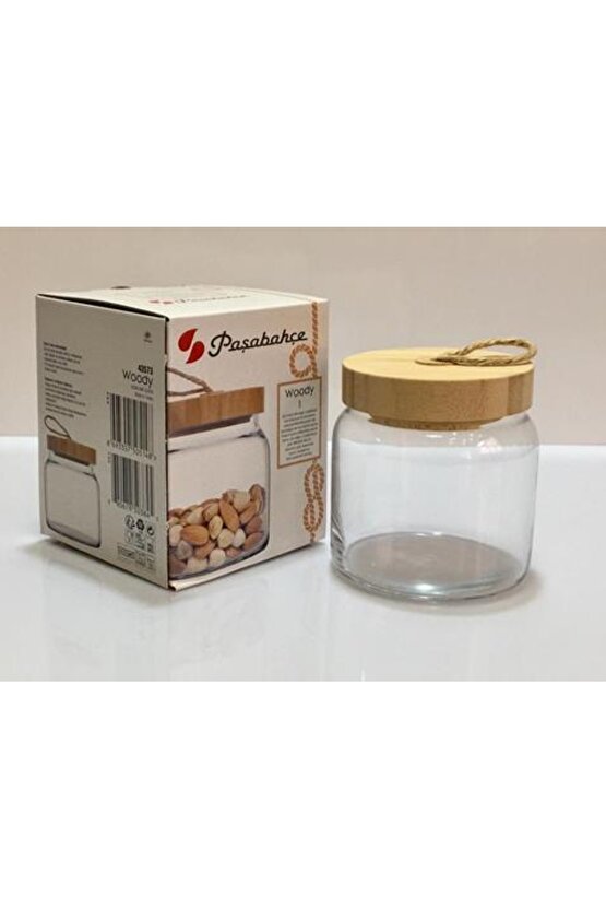 43573 Woody Bambulu Kavanoz 575 cc