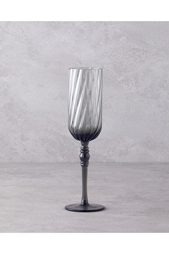 Meghan Cam 2li Kadeh 275 ml Antrasit