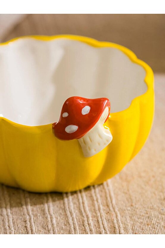 LCW Mantar Desenli Seramik Kase 15 Cm (W5)