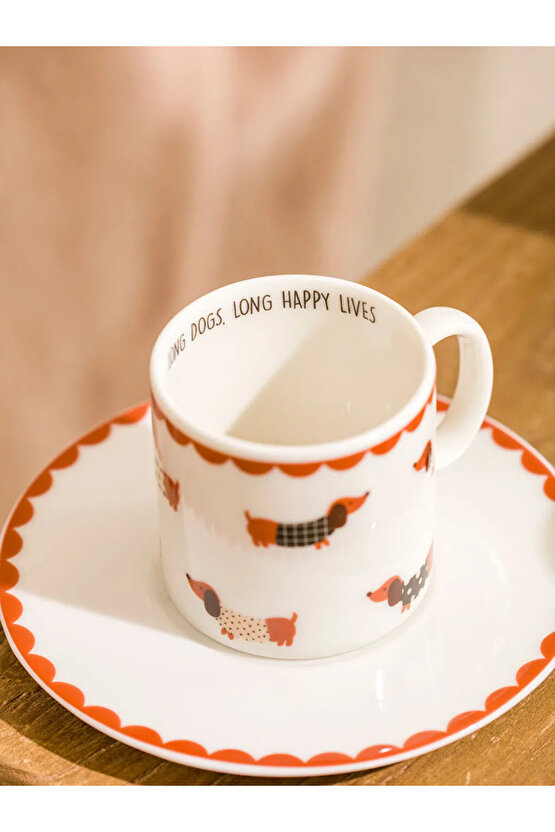 LCW HOME Karışık 2 Kişilik Porselen Kahve Fincan Takımı 90 Ml