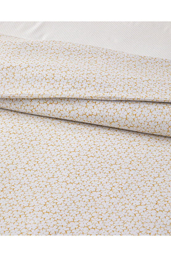 Sweet Violet Kolay Ütülenir Çift Kişilik Çarşaflı Nevresim Takımı 200x220 cm Yağ Yeşili